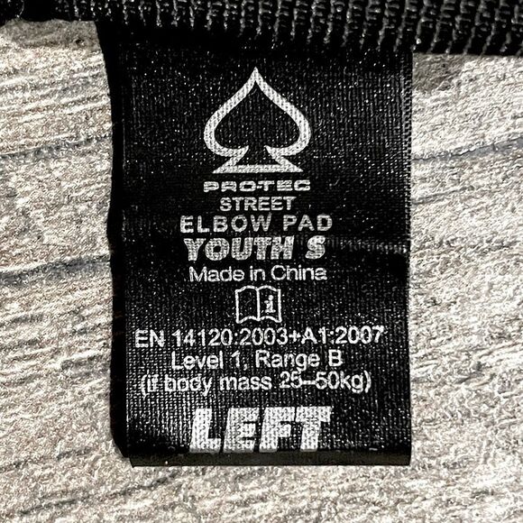 New! PRO-TEC Black, Left & Right, Elbow and Wrist Protectors (4 pcs total). Y-Sm - Picture 5 of 14